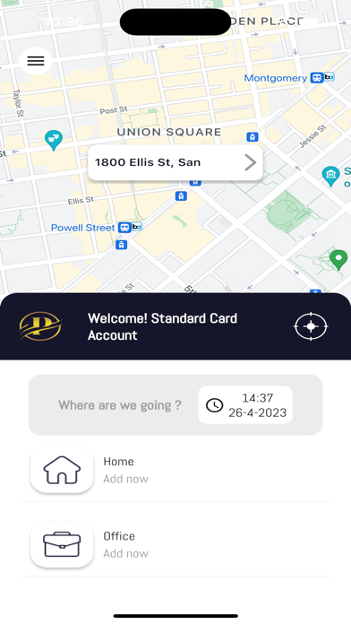 Prestige Travel booking Screenshot