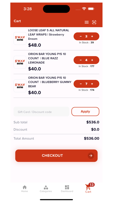 Swav Distro Screenshot