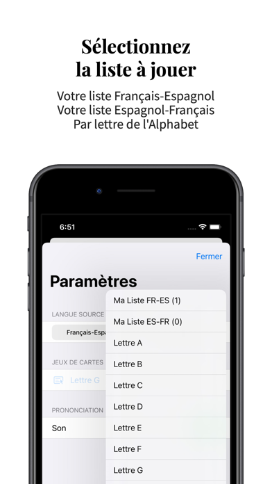 Vocabulaire Espagnol-Français Screenshot