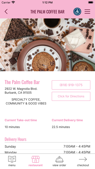 The Palm Coffee Bar Screenshot