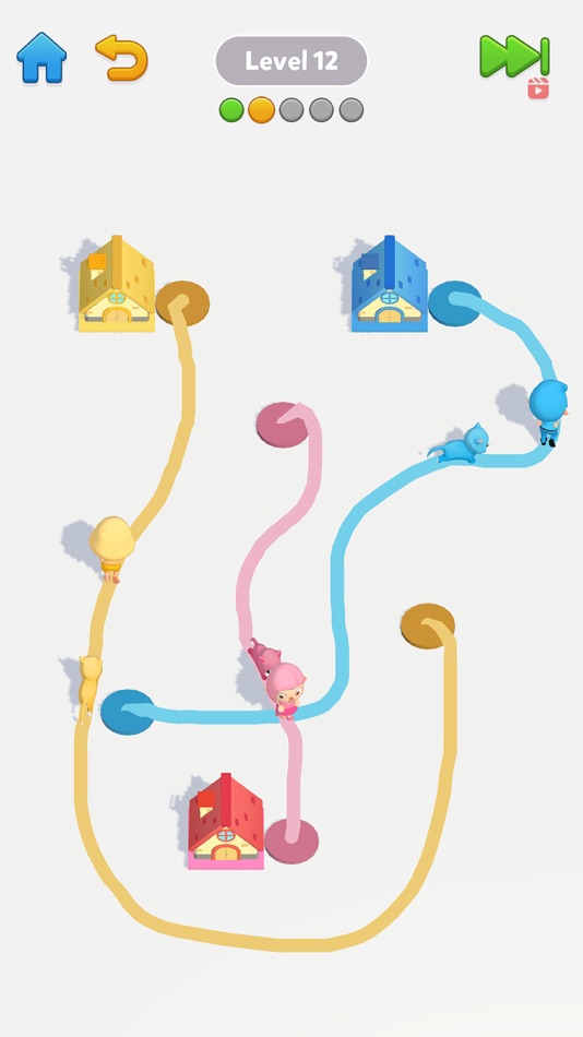 #3. Home Rush 3D: Draw It (iOS) By: Ngo Hanh