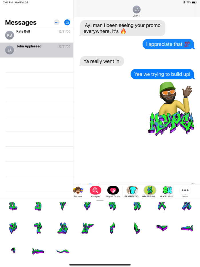 GRAFFITI WILD STYLE  LETTERS