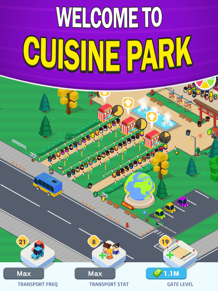 Idle Cuisine Park Tycoon