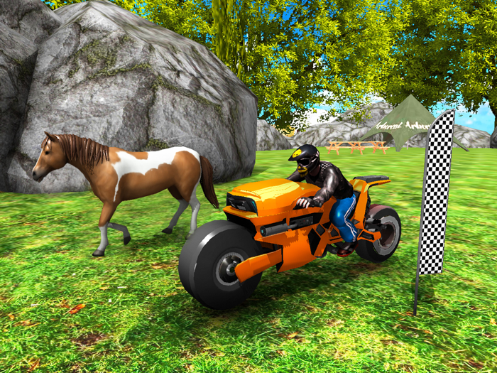 Stunt Bike Racing Animal Games
