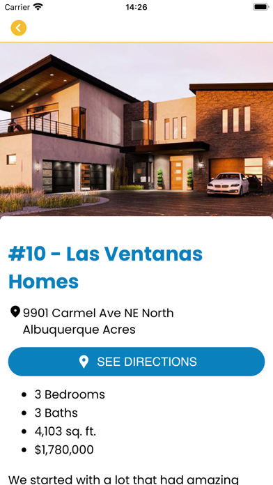 Parade of Homes New Mexico Screenshot