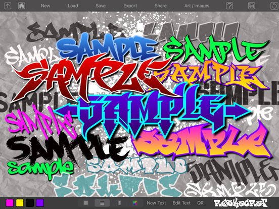 Screenshot #4 pour Graffiti Fonts - Graffwriter