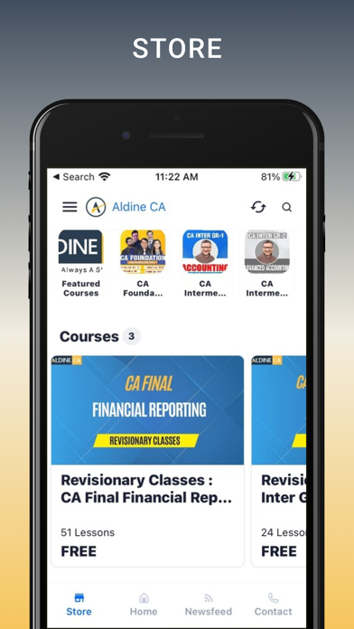 Aldine CA Screenshot