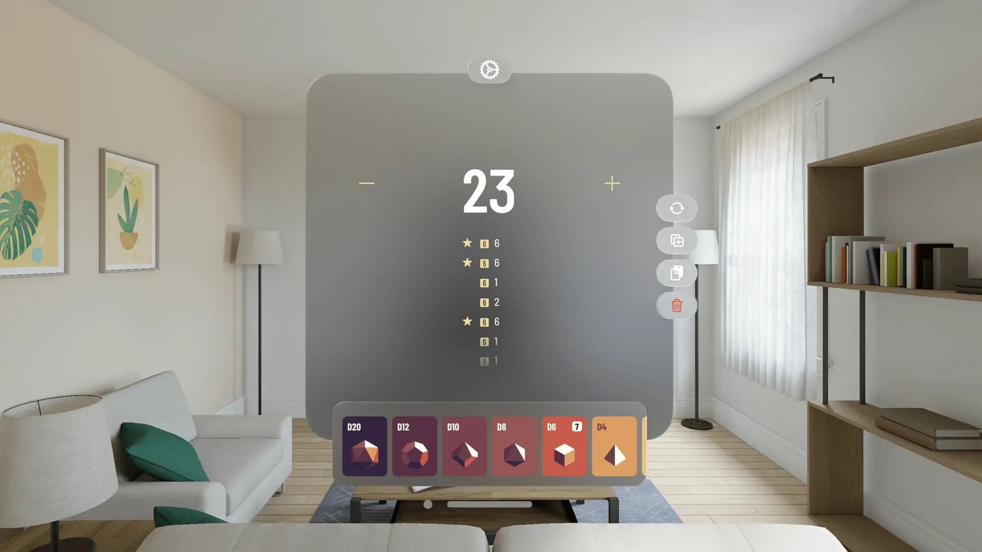 Twilight Dice: RPG Dice Roller screenshot