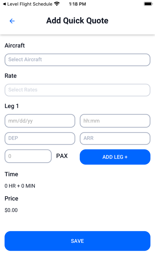 #3. LevelFlight - Quick Quote (iOS) Podle: Fly Compliant LLC