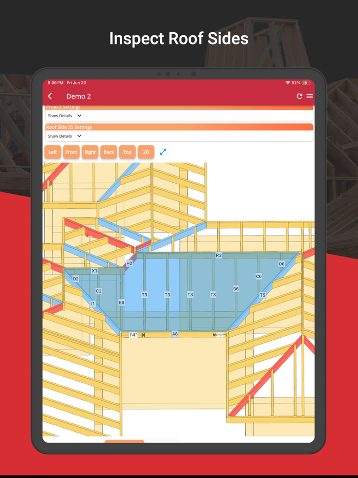 RedX Roof Builder - 3D Design