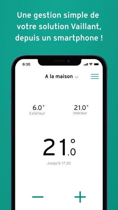 Screenshot #2 pour Vaillant eRelax/vSmart Control