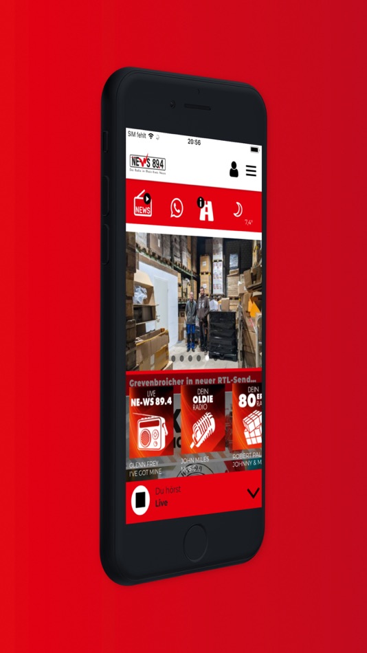 #1. NE-WS 89.4 (iOS) 由: PFD Pressefunk GmbH