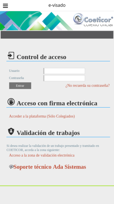 COETICOR Screenshot