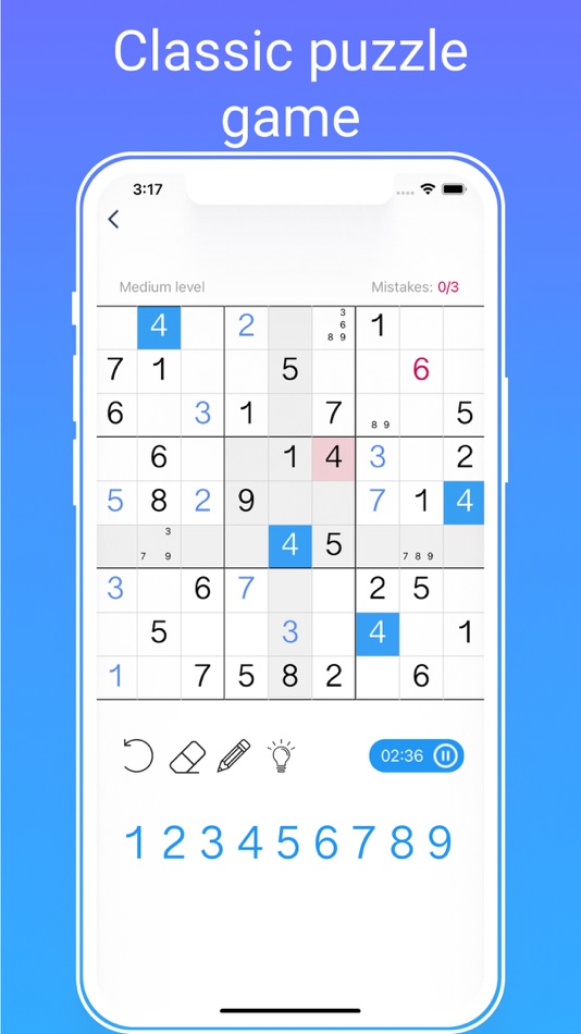 #1. Sudoku Game Puzzle (iOS) By: ALEKSANDR PENKOV