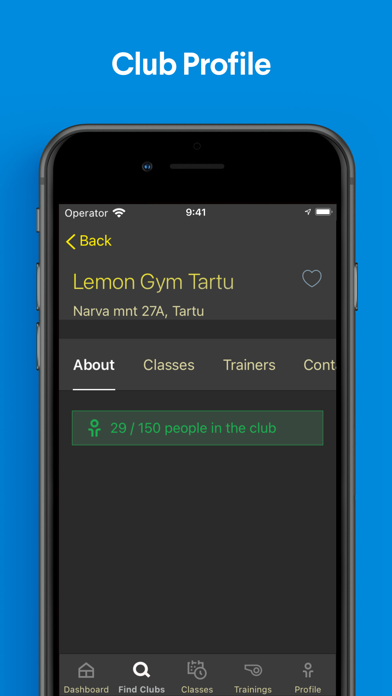 Lemon gym Estonia Screenshot