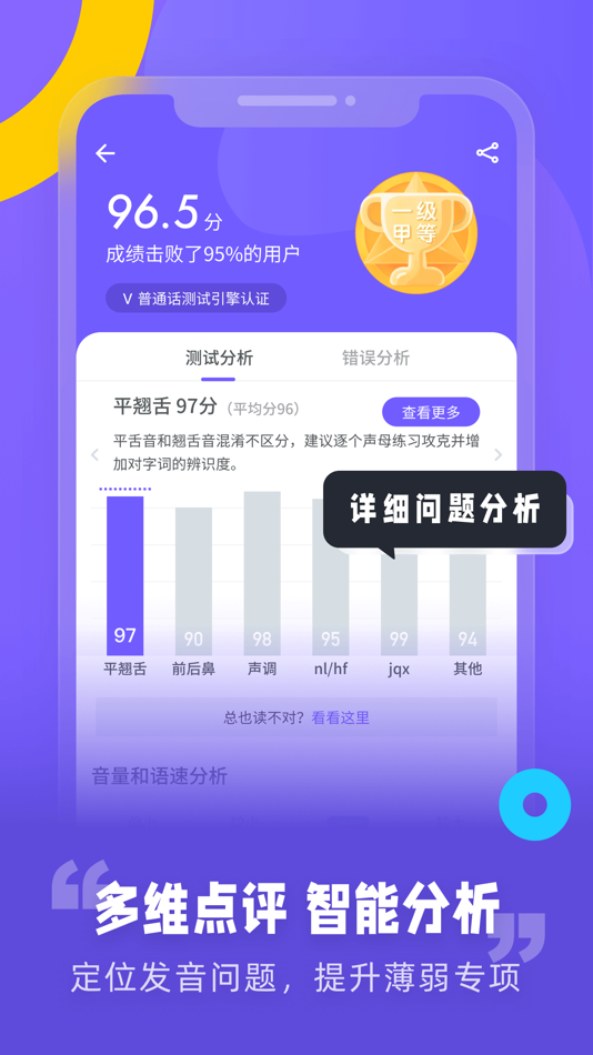 #3. 普通话水平测试-全国普通话学习测试考试发音水平软件 (iOS) 由: 限 吴
