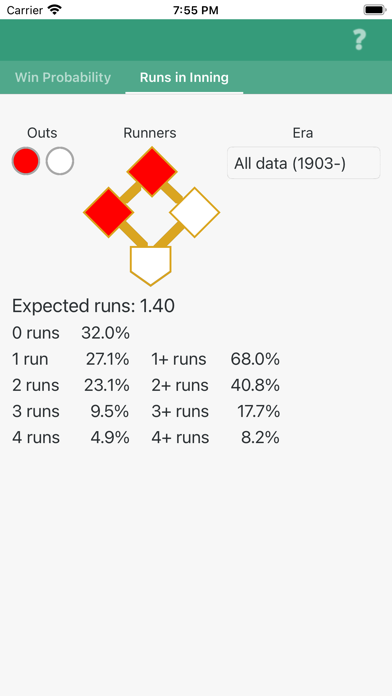 Baseball Odds Screenshot