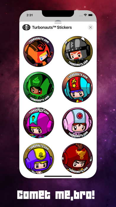 Screenshot #3 pour Turbonauts™ Stickers