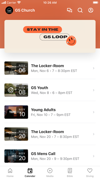 G5 Church Screenshot