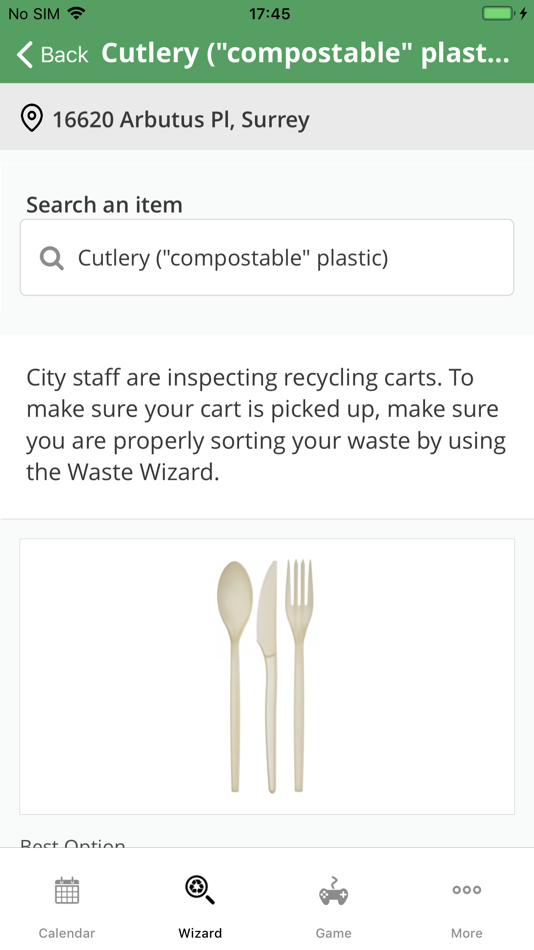 #5. Surrey Rethink Waste (iOS) Podle: City of Surrey