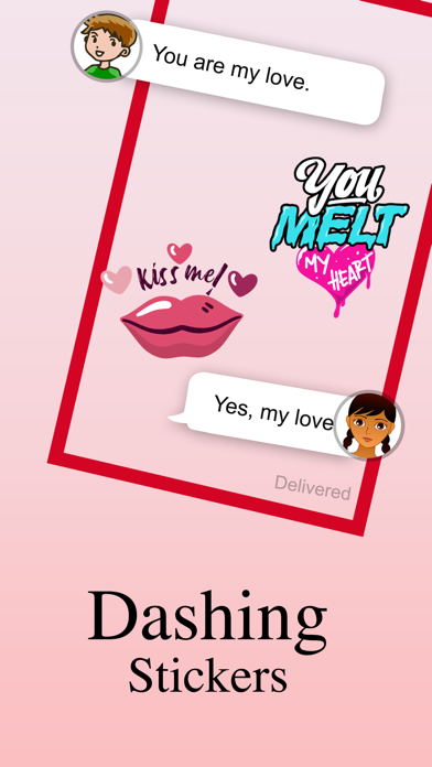 Animated Love Stickers! Screenshot