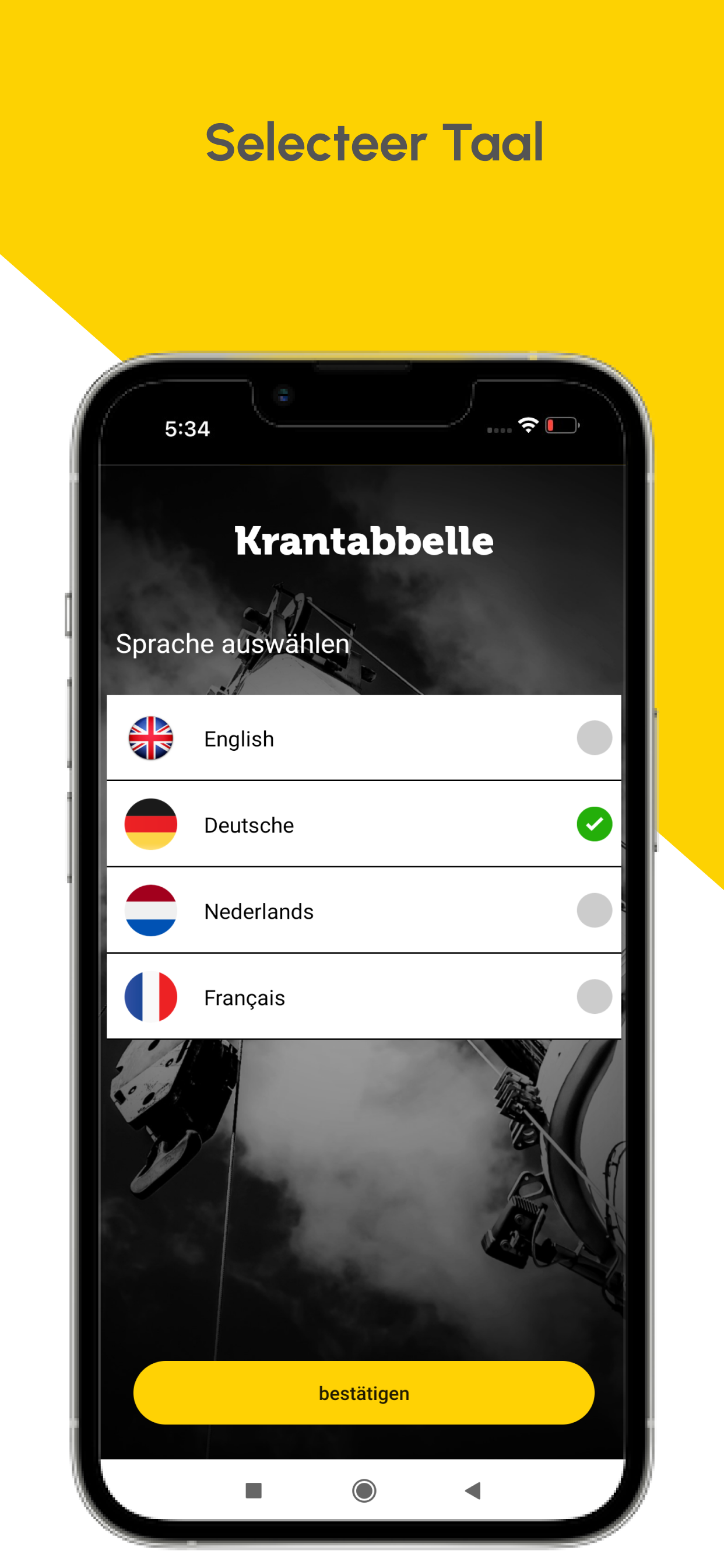 Kraantabel App