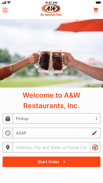 A&W Restaurants Screenshot