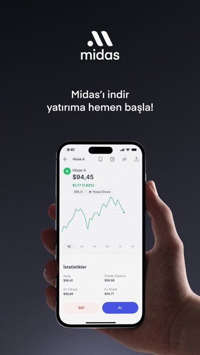 Midas: Borsa Hisse Alım Satım Screenshot