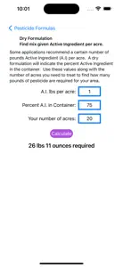 Pesticide Formulas screenshot #3 for iPhone