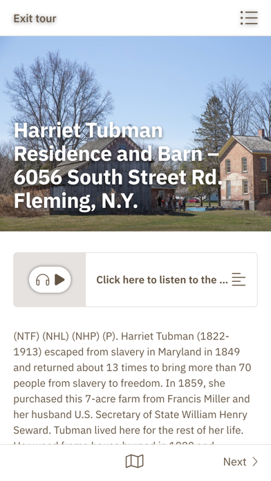 Tubman’s UGRR - Cayuga County Screenshot