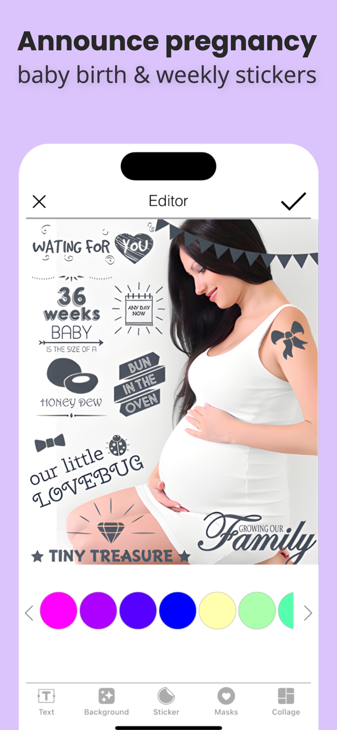 Pregnancy announcement -Giggly