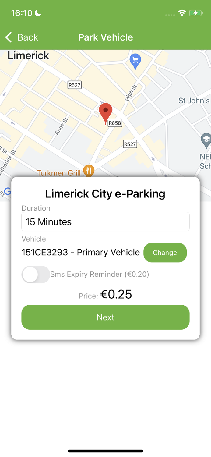Limerick e-Parking