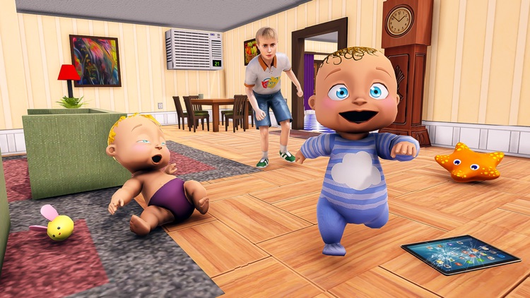 Twin Babysitter Daycare Sim 3D