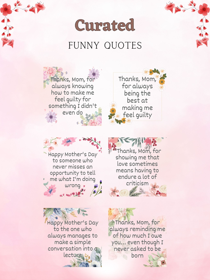 Hilarious Mom Texts One-liners