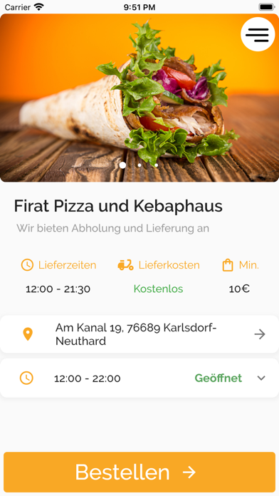 Firat Pizza und Kebaphaus Screenshot