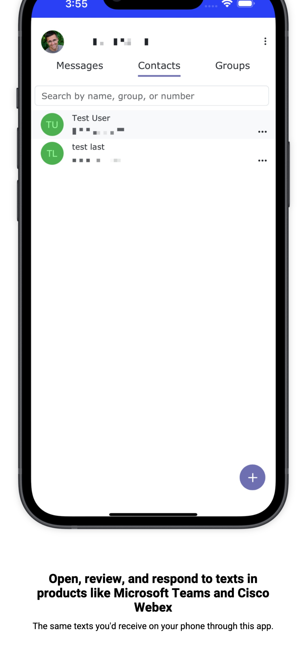 Texting with Approved Contact