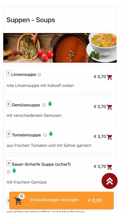 Yogi Ashram Restaurant Screenshot