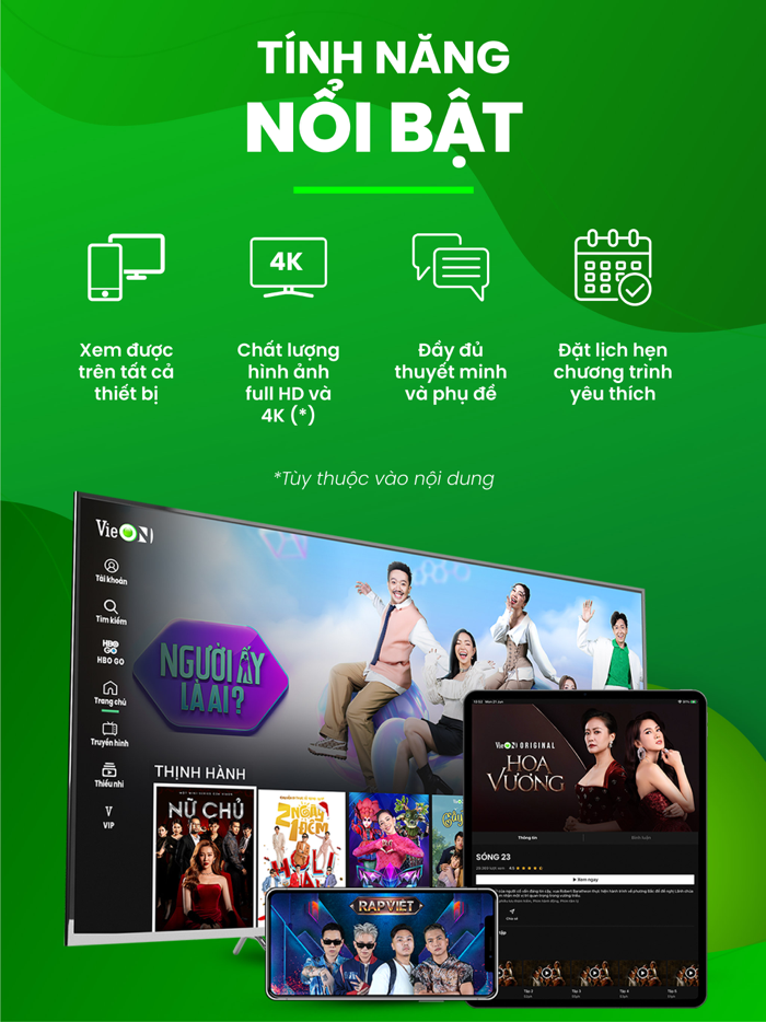 VieON - Films Sport Show TV