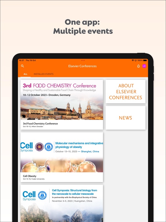 Screenshot #4 pour Elsevier Conferences App