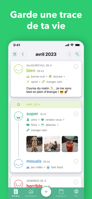 ‎Daylio: Journal intime Capture d'écran