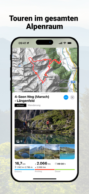 ‎bergfex: Wandern & Tracking Screenshot