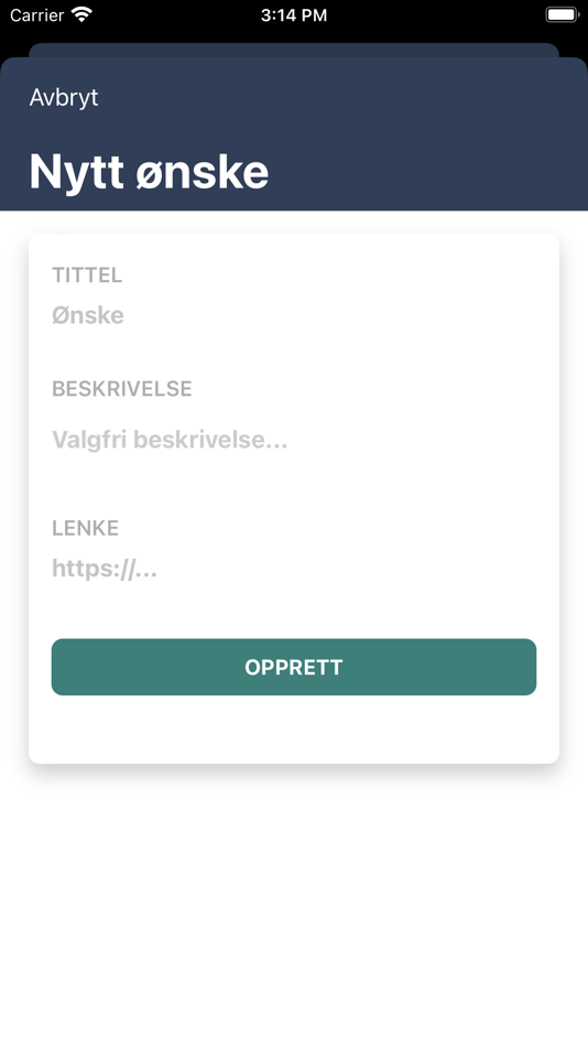 #4. Min ønskeliste (iOS) 由: Favo AS