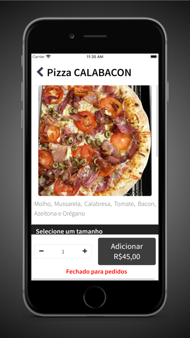 Roma Pizzaria Delivery Screenshot