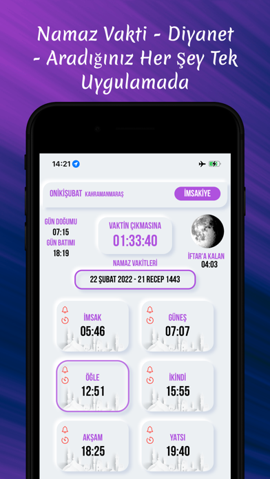 Namaz Vakti-Diyanet-Hadis Screenshot