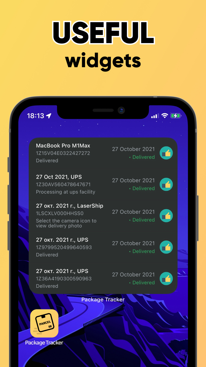 Package Tracker App – Parcel