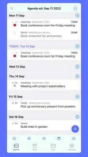 beorg: to-do list & agenda iphone screenshot 1