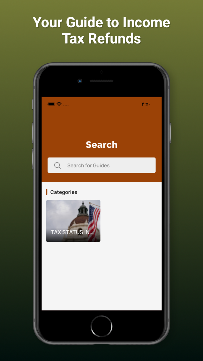 Tax Status Income Refund Info