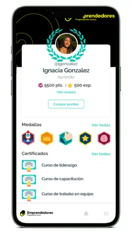 Game screenshot Emprendedores APP apk