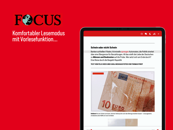 FOCUS Magazin iPad app afbeelding 4