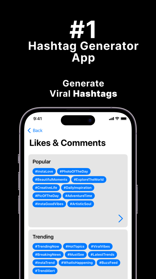 #3. Hashtag Expert: AI Generator (iOS) Podle: ZEROVIK INNOVATIONS PRIVATE LIMITED